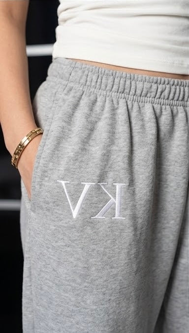 KV Relaxed Sweatpants – Grey